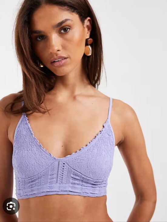 Free People Other - NWT Intimately Free People Lilac Heirloom Seamless Bralette Size XS/S